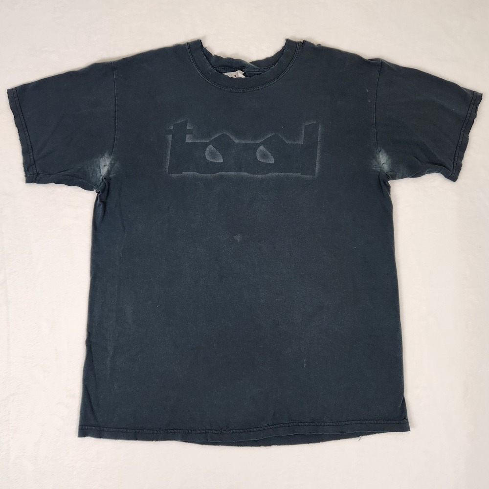 Vintage Tool 2001 Lateralus Tour T-Shirt Mens Large Anvil Black Distressed Metal